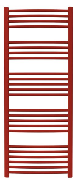 Calorifer baie portprosop colorat 600/1470 mm CELSIUS ROUND (include kit de instalare)-Flame Red - RAL 3000