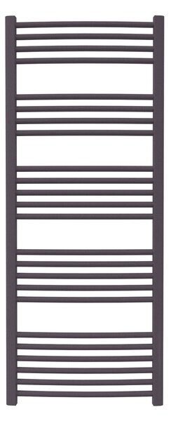 Calorifer baie portprosop colorat 600/1470 mm CELSIUS ROUND (include kit de instalare)-Textured Lilac - RAL 4007 TEXT
