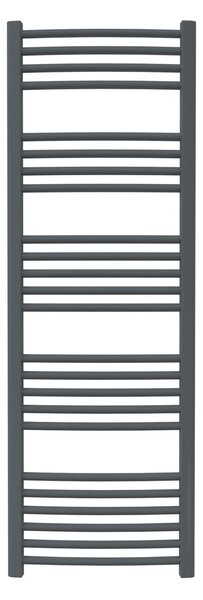 Calorifer baie portprosop colorat 500/1470 mm CELSIUS ROUND (include kit de instalare)-Antracite Grey MAT - RAL 7016 MAT