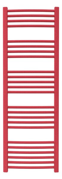 Calorifer baie portprosop colorat 500/1470 mm CELSIUS ROUND (include kit de instalare)-Textured Strawberry Red - RAL 3018 TEXT