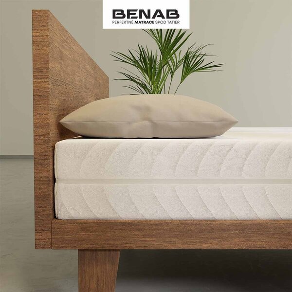 Saltea mediu-fermă/extra dură din spumă reversibilă 120x200 cm BonVitality HR – BENAB