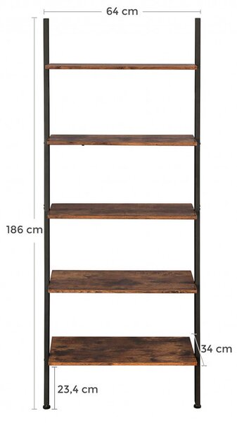 Raft Vasagle, 64×34.2×186.5cm