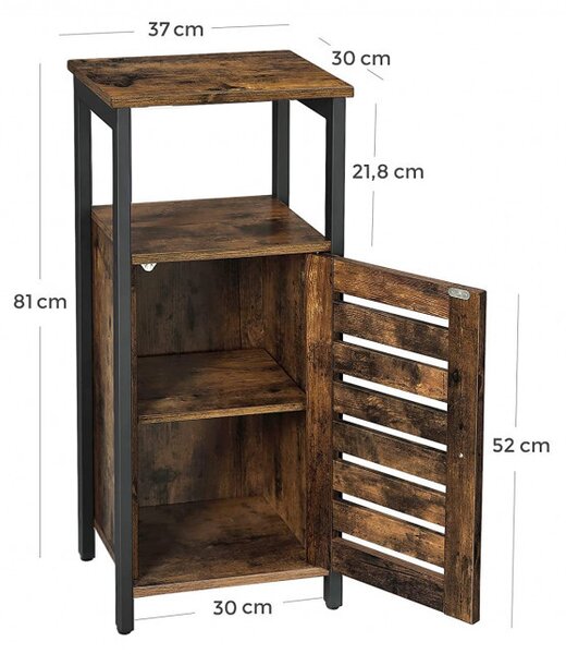 Consola Depozitare Vasagle, 37x30x81cm