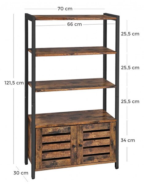 Consola Depozitare Vasagle, 70x30x121.5cm