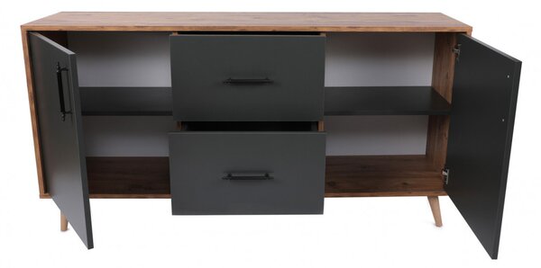 Consola Cordoba Walnut-Antracit