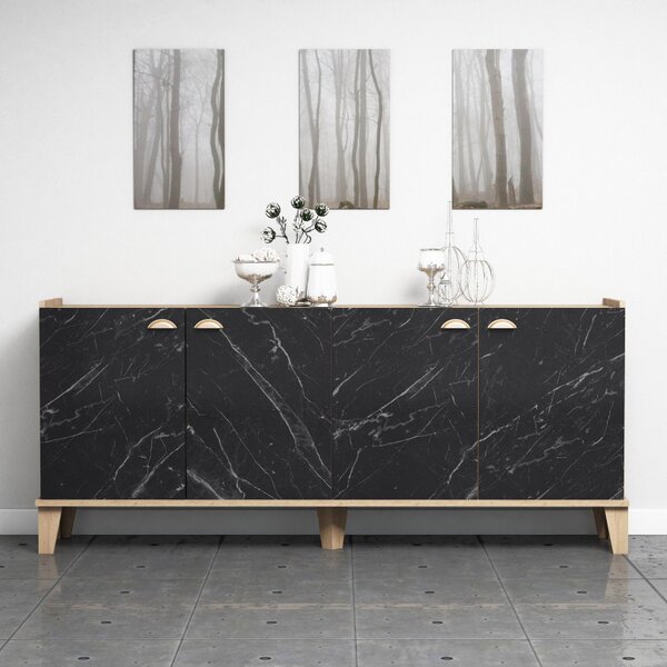Consola Sumer H3030 Oak-Marble