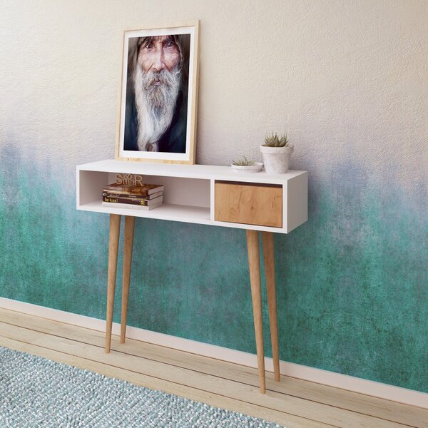 Consola Kiogi Oak-Alb