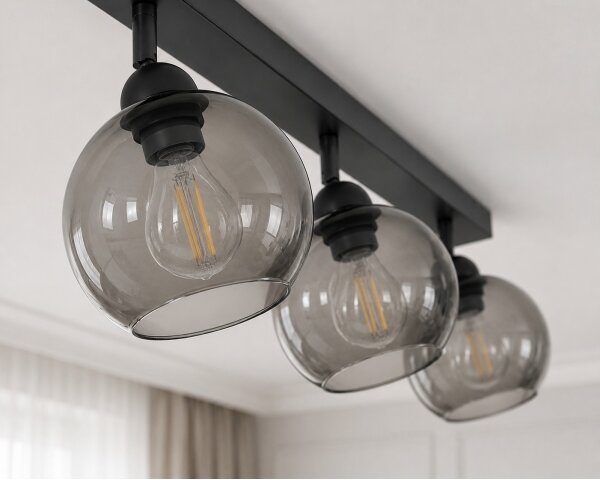 Spot UNO 3xE27/60W/230V negru