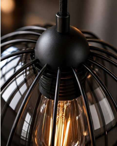 Lustră pe cablu SOLO BLACK 2xE27/60W/230V
