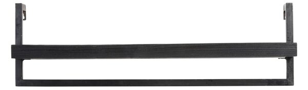 Raft negru mat din lemn de brad Maddison – Light & Living