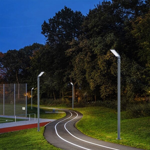 Lampă LED de exterior Brilagi URBANLIGHT, cu stâlp și cablu de 3 m, 50W/230V, antracit, IP65