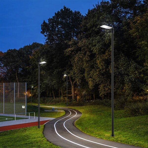 Brilagi-LED Lampă de exterior URBANLIGHT cu stâlp, 4 m, LED/100W/230V, negru, IP65