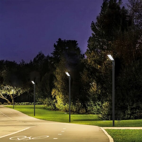 Brilagi - Lampă LED de exterior cu stâlp și cablu 3 m URBANLIGHT LED/50W/230V negru IP65