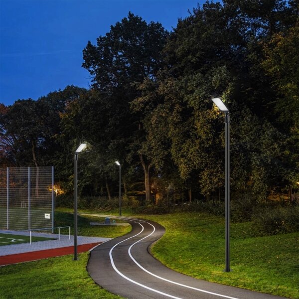 Brilagi - Lampă LED de exterior cu stâlp și cablu 3 m URBANLIGHT LED/50W/230V negru IP65