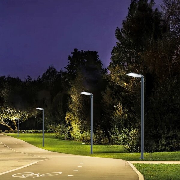 URBANLIGHT Brilagi-LED lampă de exterior cu stâlp, cablu 3 m, LED/100W/230V, antracit, IP65