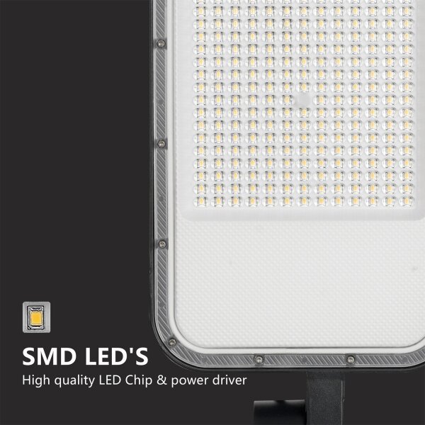 Brilagi-LED Lampă de exterior cu stâlp și kl. 5 m URBANLIGHT LED/200W/230V negru IP65