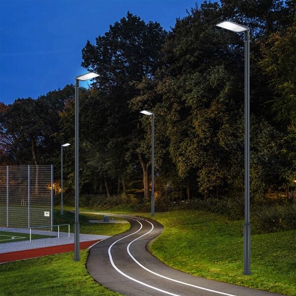 Brilagi-LED URBANLIGHT – Lampă de exterior pe stâlp cu cablu de 5 m, LED 200W/230V, antracit, IP65