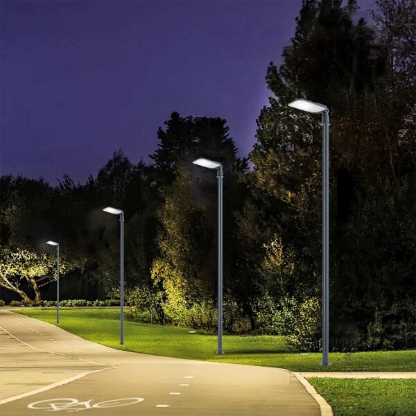 Brilagi-LED Lampă de exterior URBANLIGHT cu stâlp și cablu de 4 m LED/100W/230V antracit IP65