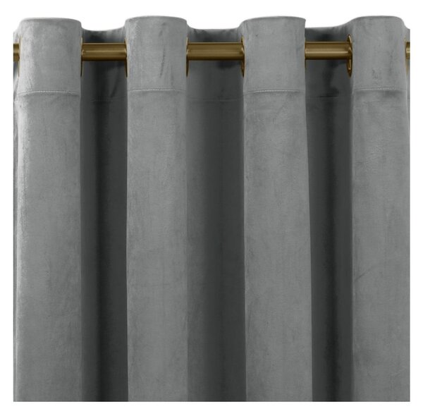 Draperie gri antracit 265x300 cm Vila – Homede