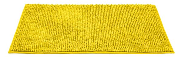 Covoraș de baie galben din material textil 50x80 cm Chenille – Allstar