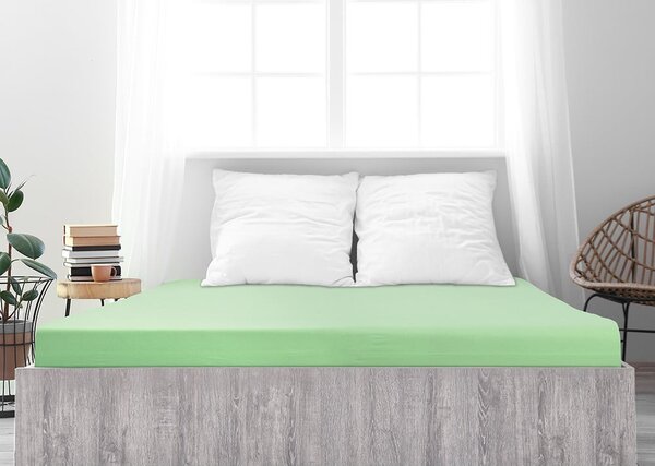 Cearceaf verde deschis 180x200 cm – B.E.S