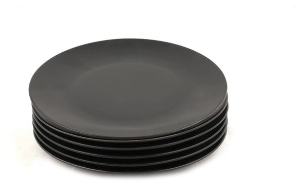 Farfurii din ceramică negru mat 6 buc. ø 25 cm – Hermia