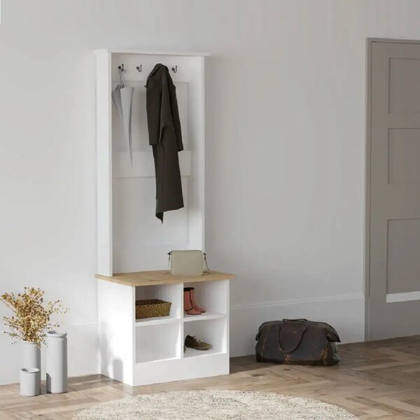 Cuier Mara culoare alb 175 cm 