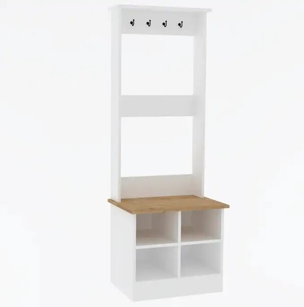 Cuier Mara culoare alb 175 cm 