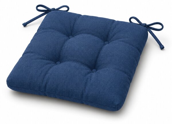 Set 4 pernuțe scaun interior / exterior – bleumarin