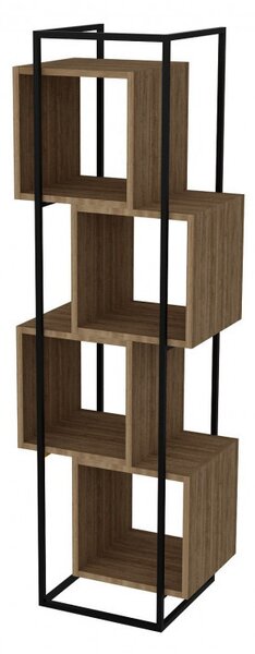 Biblioteca Prada - Walnut, Negru