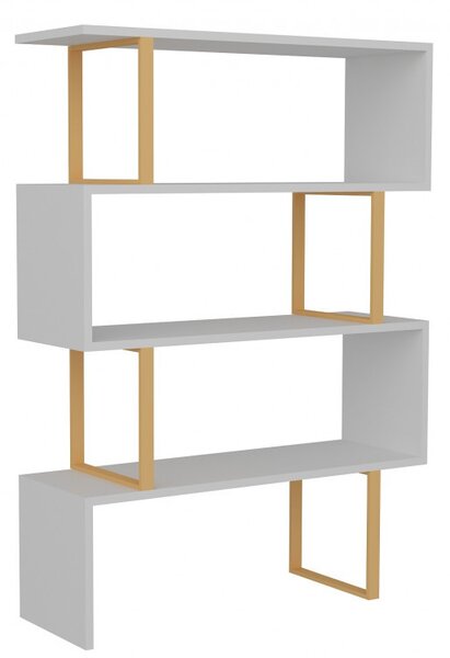 Biblioteca Adriana - Gold, Alb