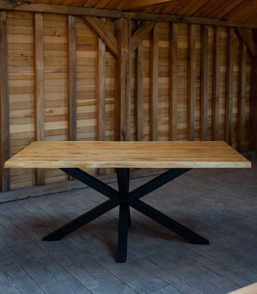 Masă stejar cu margini natur -180x94cm