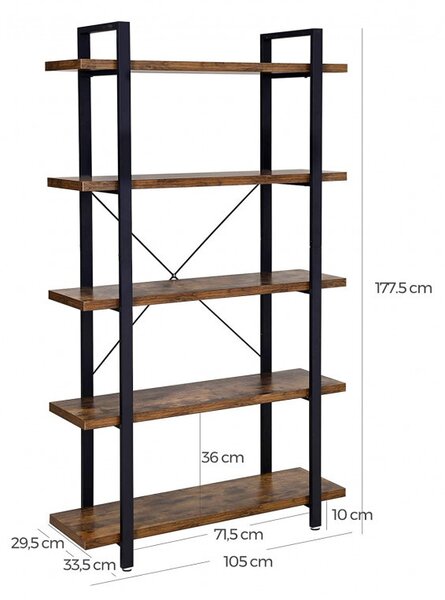 Raft Vasagle, 105x33.5x177.5cm