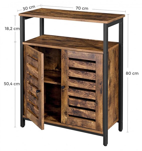 Consola Depozitare Vasagle, 70x30x80cm