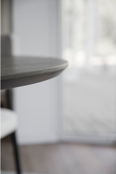 Masă de dining rotundă cu blat cu aspect de lemn de stejar 120x120 cm Calverton - Rowico