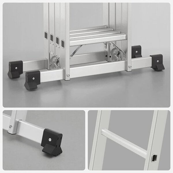 Scara multifunctionala, Songmics, 3,6 m, 150 kg, GLT36M