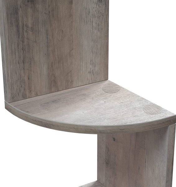 Raft de colt Vasagle, 5 rafturi, LBC020M01 , 127.5 x 20 x 20 cm