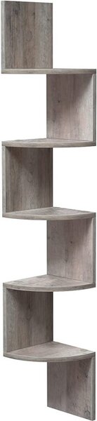 Raft de colt Vasagle, 5 rafturi, LBC020M01 , 127.5 x 20 x 20 cm