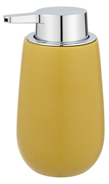 Dozator de săpun lichid galben din ceramică 0.32 l Badi – Wenko