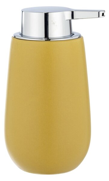 Dozator de săpun lichid galben din ceramică 0.32 l Badi – Wenko