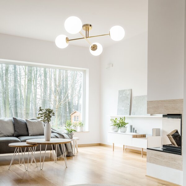 Lampa APP1248-4CP Gold