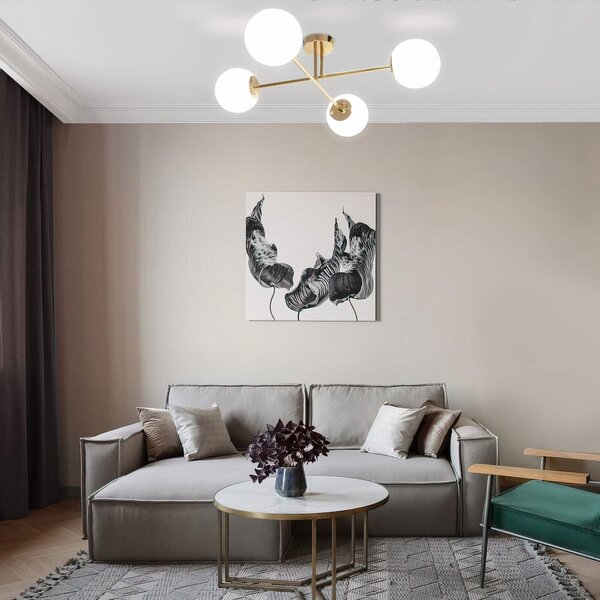 Lampa APP1248-4CP Gold