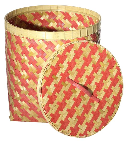 Coșuri cu capac Stripes 45x47cm
