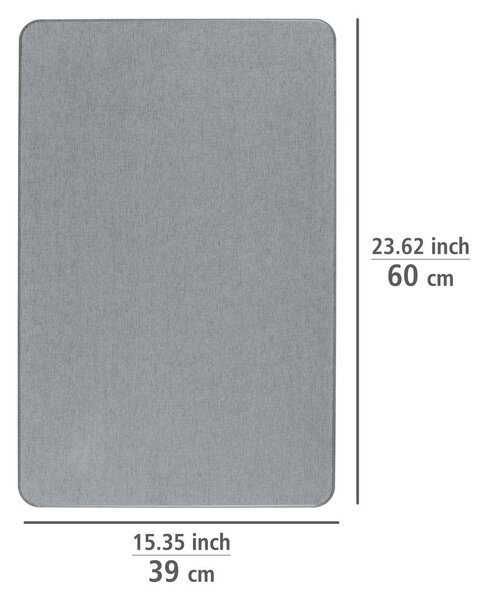 Covoraș de baie gri 39x60 cm Simi – Wenko