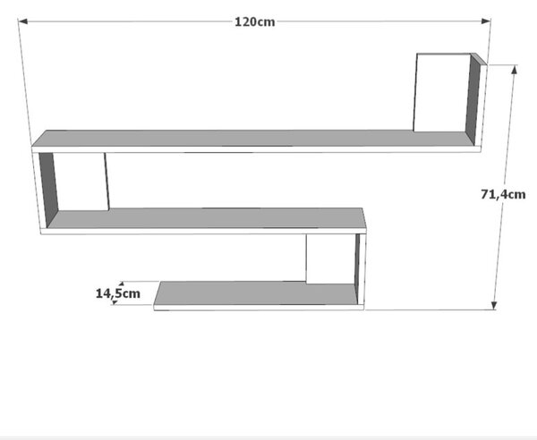 Raft de perete WL10-A, Pin atlantinc