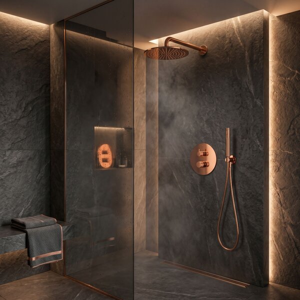 Set de dus incastrat Rea Venti Copper + BOX