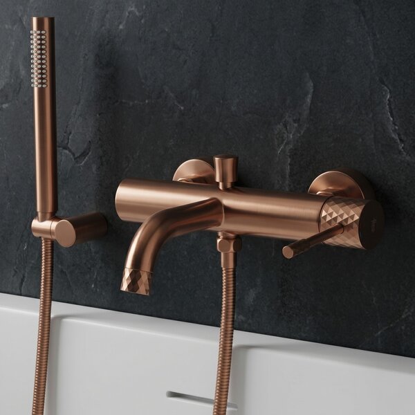 Baterie pentru cada Rea Lungo Diamond Brush Copper