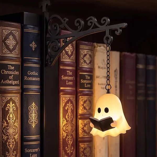 Shelfwisp™ Lanternă Fantomă Pentru Bibliotecă – 2 Buc