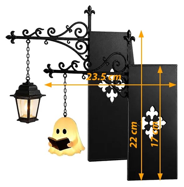 Shelfwisp™ Lanternă Fantomă Pentru Bibliotecă – 2 Buc