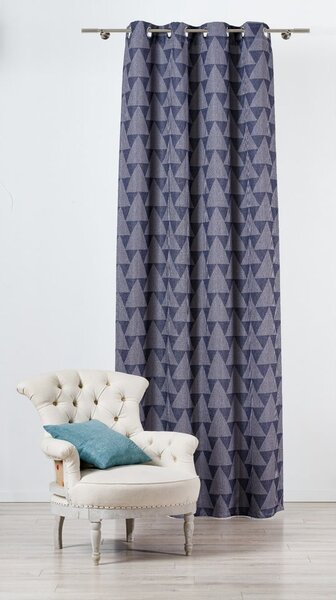 Draperie albastru-gri 130x260 cm Zatapa – Mendola Fabrics